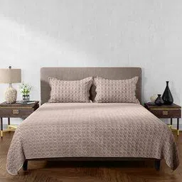 Printed King Size Bedsheet with Pillow Covers-image-43