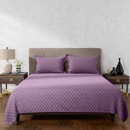Super King Size Bedcover with 2 Pillow Covers-image-73