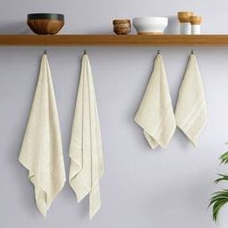 Set of 4 350 GSM Cotton Towels-image-58