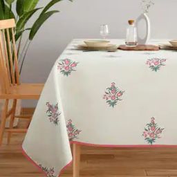 Floral Print Table Cover 98" x 59"-4