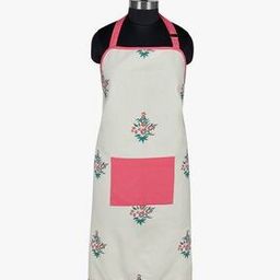 Floral Print Cotton Apron-41