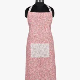Floral Print Cotton Apron-16