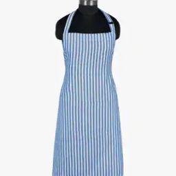 Striped Apron with Patch Pocket-18