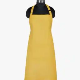 Cotton Apron with Patch Pocket-37