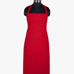 Cotton Apron with Patch Pocket-39