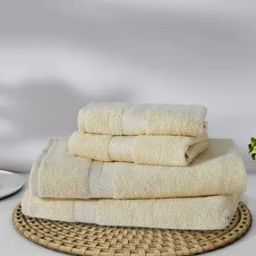 Set of 4 Cotton Towels-12