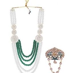 Men Beaded Chain with Brooch-image-16