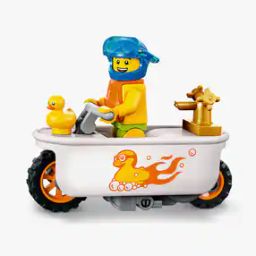 City Bathtub Stunt Bike Building Kit-19