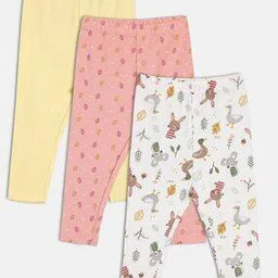 mini klub Pack of 3 Animal Printed Basic Leggings-picture-35