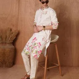 trybuy.in Men Embroidered Regular Fit Kurta-picture-39