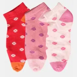 n2s next2skin Women Pack of 3 Floral Woven Socks-picture-13