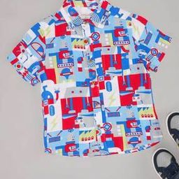 pantaloons junior Boys Printed Regular Fit Shirt-picture-46
