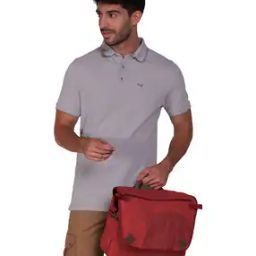 Men Graphic Print Messenger Bag-image-50