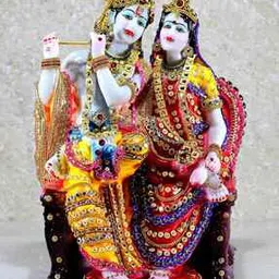 nayra handicrafts Radha Krishna Religious Idol -picture-1