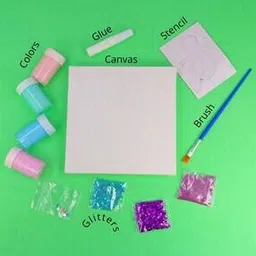 Mermaid DIY Pouring Canvas Art Set-image-23