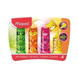 Set of 4 Mini Cute Highlighters-42
