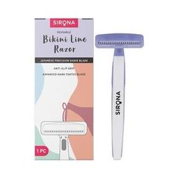 Reusable Bikini Hair Removal Razor for Women - White Blue-image-6