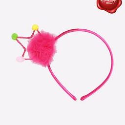 Embellished Hair Band with Pompoms-image-21