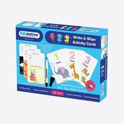 123 Numbers & Counting Write & Wipe Reusable Activity Set-6