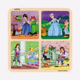 Wooden Cinderella Story Puzzle - 37 Pcs-38