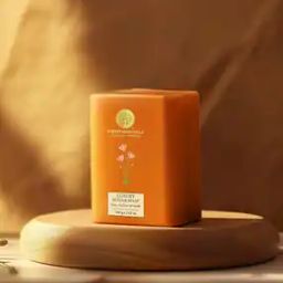 Luxury Sugar Soap Lime Saffron & Oudh Ayurvedic Handmade Bath Soap-image-33