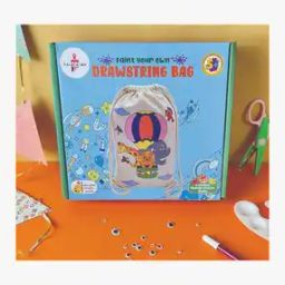 Drawstring Bag Animal Theme Canvas Painting Kit-10