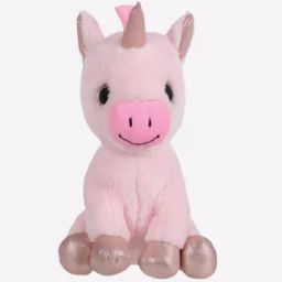 Unicorn Soft Toy with Glitter Horn 9.6"-image-3