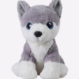 Husky Dog with Glitter Eyes 25 cm-46