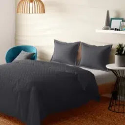 152 TC Double Size Bedcover with 2 Pillow Covers-image-29
