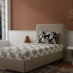 120 TC Floral Print Single Bedsheet with Pillow Cover-image-89