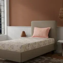 120 TC Floral Print Single Bedsheet with Pillow Cover-picture-51