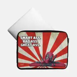 Smart Ass Deadpool Laptop Sleeve-36