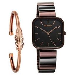 Men Water-Resistant Analogue Watch with Bracelet-NT2715KM01F-22