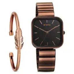 Men Water-Resistant Analogue Watch with Bracelet-NT2715QM01F-25