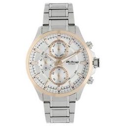 Men Water-Resistant Analogue Watch-NT90104KM03-10