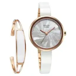 Women Memoirs Quartz Mother Of Pearl Analogue Watch - NT95253KD01F-image-4