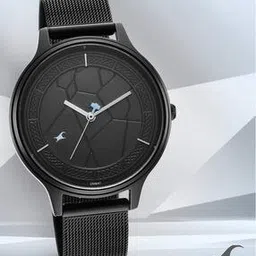 Women 6269NM01 Fastrack x Thor Black Dial Stainless Steel Strap Watch-picture-5