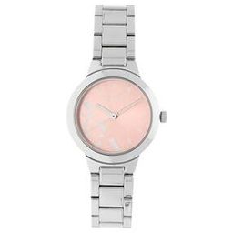 Women NP6150SM04 Pink Dial Silver Stainless Steel Strap Watch-image-8