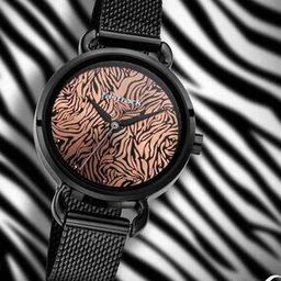 NP6221NM01 Fastrack  Animal Print Watch with Rose Gold Dial-image-9
