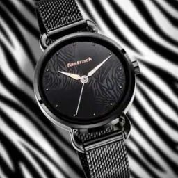 Women NP6221NM02 Fastrack  Animal Print Watch with Black Dial-21