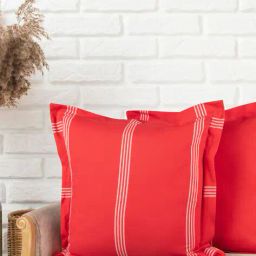 portico Set of 2 Striped Sham Covers 24" X 24"s image 1