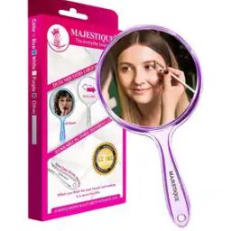 Dual Side 1X/10X Magnifying Extra Large Handheld Mirror-18