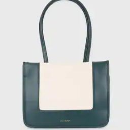 Women Colourblock Tote Bag-image-78