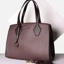 Women Logo Print Handheld Satchel Bag-image-46