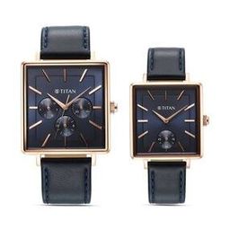 His & Her Couple Modern Bandhan Analogue Watch - NS9400594205WL01P-49