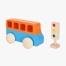 Push Toy Bus with Traffic Lights-88