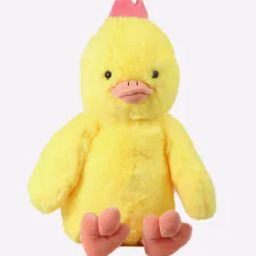 Floppy Duck with Crown Soft Toy-25