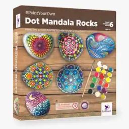 Stone Painted Dot Mandalas Painting Kit-27