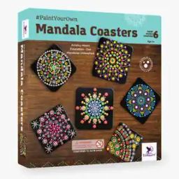 Mandala Dot Painting Kit with Mandala Table Coaster-41