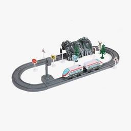 Set of 41 Pieces Electric Train-24